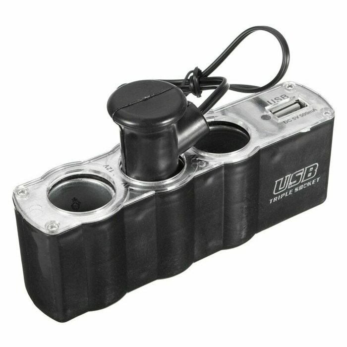 Oto Çakmaklık çoğaltıcı  3XUSBli Çakmak Soketi / ICCA45