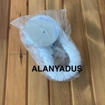 DUŞ TEKNESİ KROMAJ KAPAK 90lık SİFON