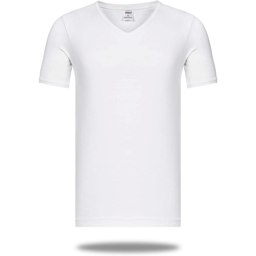Star 206 Modal Yarım Kol V-Yaka T-Shirt Atlet