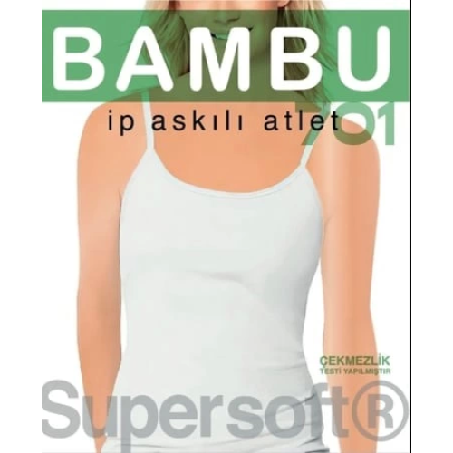 Star 701 Kadın  Bambu İp Askılı  Atlet