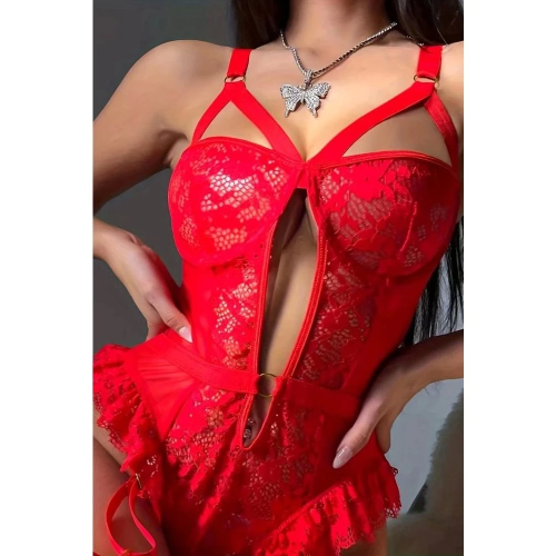 For Dreams 8450 Fantezi Dantelli Bodysuit