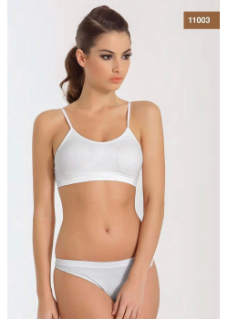 Miss Fit 11003 Bayn İnce Askılı Petli Büstiyer