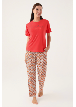 Pierre Cardin PC8822-S Kısa Kol Pijama Takım