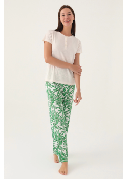 Pierre Cardin PC8806-S Kısa Kol Pijama Takım