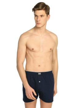 Tutku 0117 Erkek Penye Düz Boxer