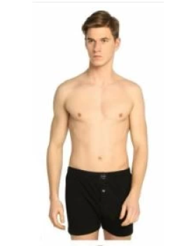 Tutku 0117 Erkek Penye Düz Boxer