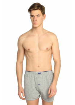 Tutku 0117 Erkek Penye Düz Boxer