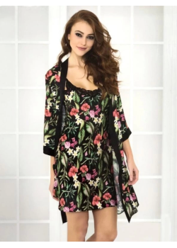 Pierre Cardin 4460 Kısa Sabahlık Gecelik Takım