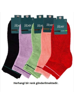 Jiber 6950 Bayan Bambu Ters Havlu Patik