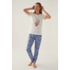 Roly Poly 3415-S Kadın Kısa Kol Pijama Takımı