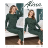 Alissa 5992 Kalpli Kadın Uzun Kol Pijama Takımı