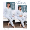 Alissa 6016 Kadın Uzun Kol Pijama Takımı