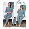 Alissa 6017 Kadın Uzun Kol Pijama Takımı