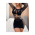 Miss Feliz 3008 File Detaylı Vücut Çorabı Ve  Elbise