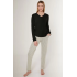 Pierre Cardin 8756-S Kadın Uzun Kol Pijama Takım