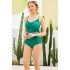 Toparlayıcı Yüksek Bel Yeşil Bikini Takımı