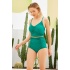 Toparlayıcı Yüksek Bel Yeşil Bikini Takımı