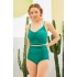 Toparlayıcı Yüksek Bel Yeşil Bikini Takımı