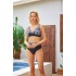 Kadın Toparlayıcı Minimizier Bikini Takımı Tropikal Yapraklar