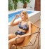 Kadın Toparlayıcı Minimizier Bikini Takımı Tropikal Yapraklar