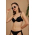 Destekli Balenli Bikini Takımı Siyah