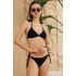 Üçgen Bağlamalı Bikini Takımı Siyah