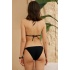 Üçgen Bağlamalı Bikini Takımı Siyah