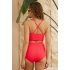 Bikini Takımı Büzgülü Nar Çiçeği