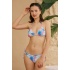 Üçgen Bikini Takımı Soft Desenler Palmiye