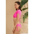 Genç Bikini Takımı Badyli Pembe Yarım Kol