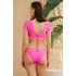 Genç Bikini Takımı Badyli Pembe Yarım Kol