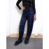 Freshness 801 Bayan Beli Lastikli Ekose Süet Tek Pijama Altı