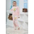 Kapitex 6182 Kız Çocuk Twety Baskılı Uzun Kol Pijama Takımı