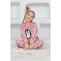 Kapitex 4992 Kız Çocuk Penguenli Polar Uzun Kol Pijama Takımı