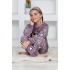 Kapitex 4992 Kız Çocuk Penguenli Polar Uzun Kol Pijama Takımı