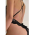 For Dreams 8458 Fantezi Dantelli Özel Bölgesi Açık Bodysuit