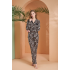 PJS 27064 Kadın Düğmeli Pijama Takımı