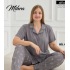 Mihra 50510 Kadın Düğmeli Pijama Takımı