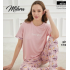 Mihra 40106 Kadın Kısa Kol Pijama Takımı