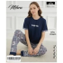 Mihra 40106 Kadın Kısa Kol Pijama Takımı