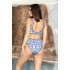 Bikini Takımı Fiyonklu Çini Desen