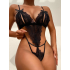 For Dreams 8457 Fantezi Dantelli Özel Bölgesi Açık Bodysuit