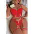 For Dreams 8406 Seksi Siyah Büstiyerli Takım