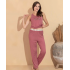 Boyraz 20615 Kadın Milan Kumaş Atlet Pijama Takımı