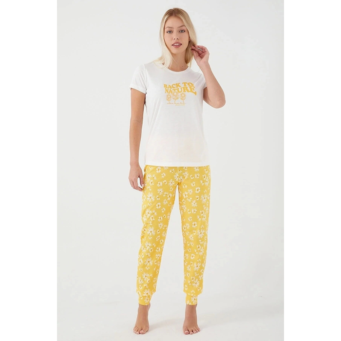 Pierre Cardin 8617-S Kadın Kısa Kol Pijama Takımı