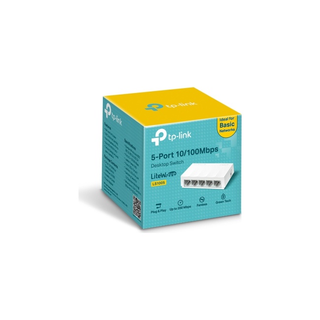 TP-Link LS1005 5-Port 10/100Mbps Masaüstü Switch