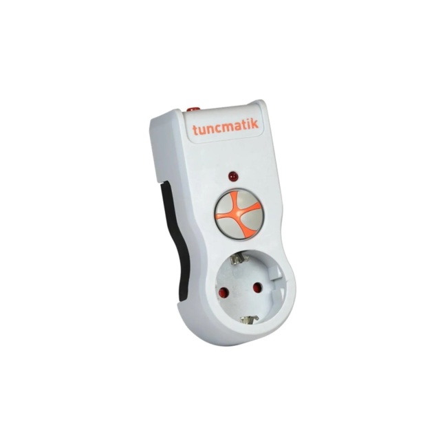 Tunçmatik Powersurge Tekli 525 Joule Enerji Koruma Prizi Beyaz