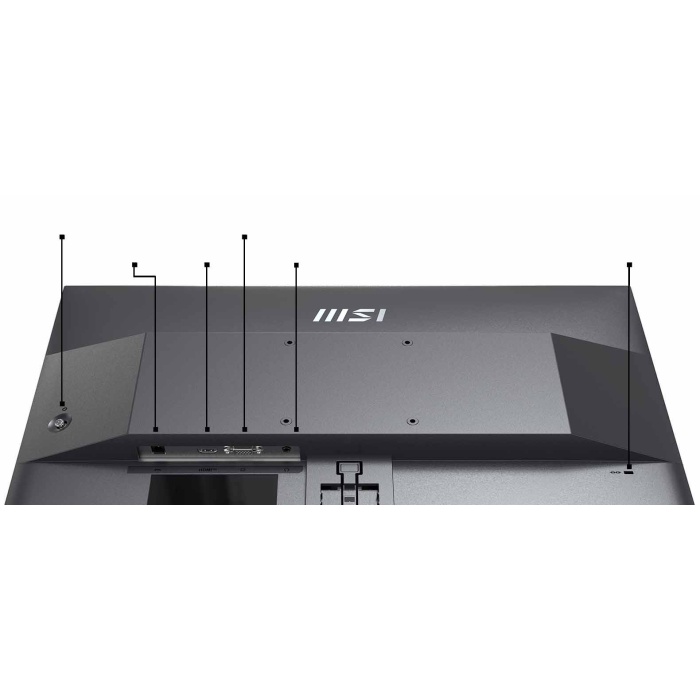 MSI PRO MP245V Flat 1920X1080 (FHD) 23.8 VA 100 Hz 1 ms Anti-Glare Monitör