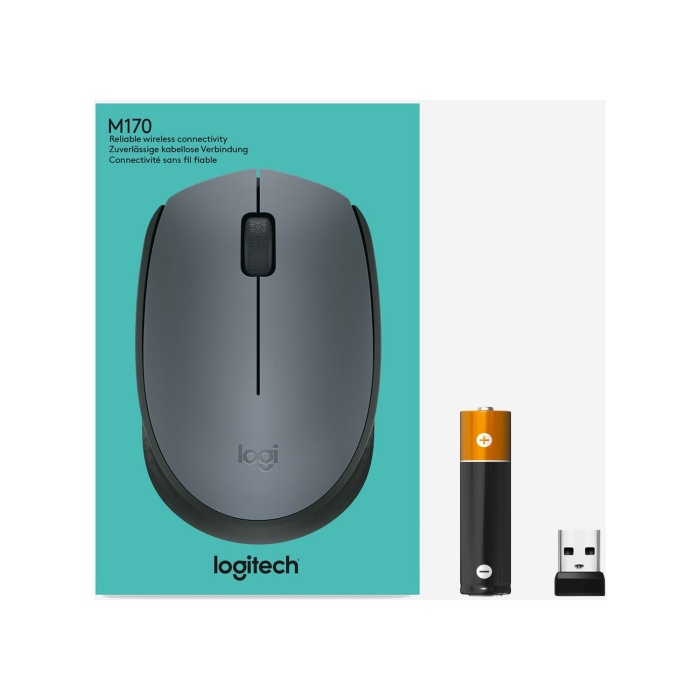 Logitech M170 USB Alıcılı Kablosuz Optik Mouse