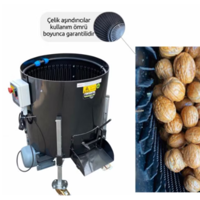 Kadıoğlu Çelik Bıçaklı 180lt Ceviz Soyma Makinesi CKS90160